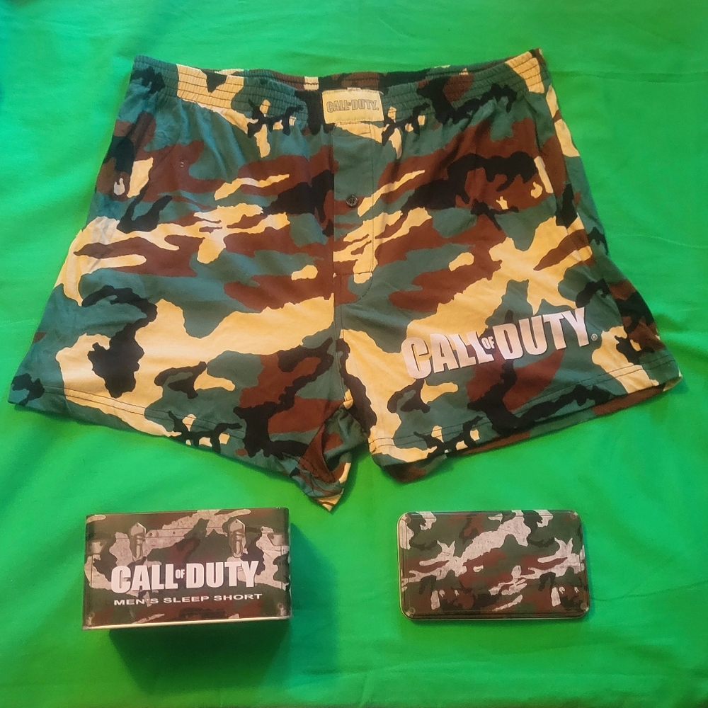 CALL OF DUTY BOXERS (SUPER RARE) XL 40-42 BRAND NEW IN COLLECTOR TIN